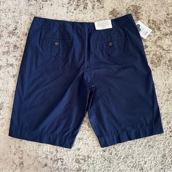 NWT Merona Contour Fit Navy Blue Bermuda Shorts size 18 - Picture 5 of 7